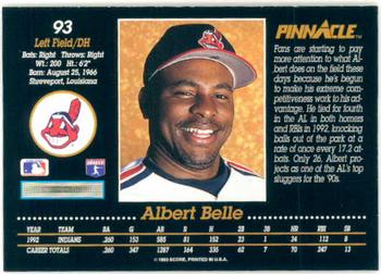 Albert Belle  baseball card collectible - Main Image 2