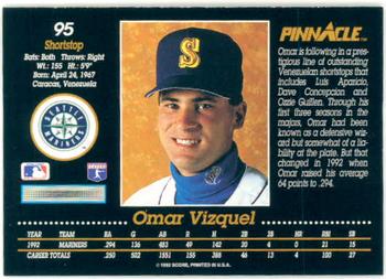 Omar Vizquel  baseball card collectible - Main Image 2