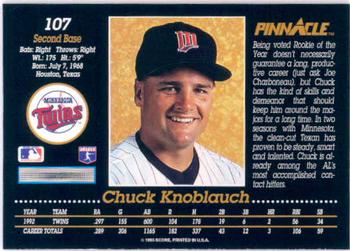 Chuck Knoblauch  baseball card collectible - Main Image 2