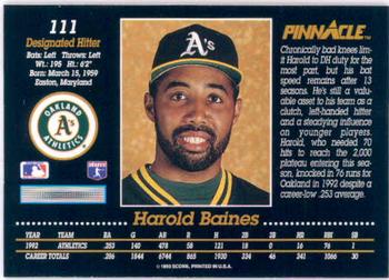 Harold Baines  baseball card collectible - Main Image 2