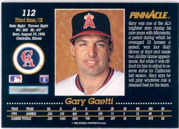 Gary Gaetti  baseball card collectible - Main Image 2