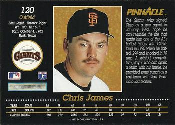 Chris James  baseball card collectible - Main Image 2