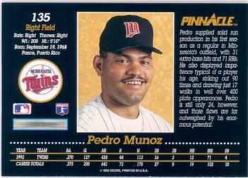Pedro Munoz  baseball card collectible - Main Image 2