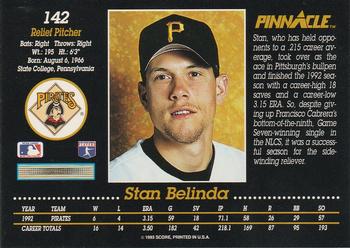 Stan Belinda  baseball card collectible - Main Image 2