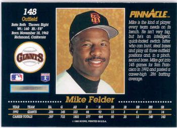 Mike Felder  baseball card collectible - Main Image 2