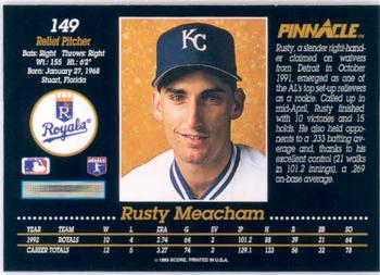 Rusty Meacham  baseball card collectible - Main Image 2
