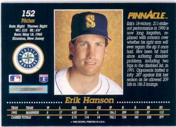Erik Hanson  baseball card collectible - Main Image 2