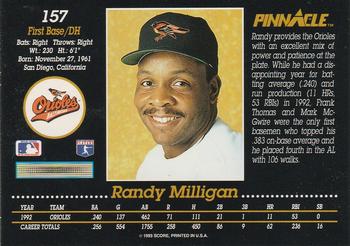 Randy Milligan  baseball card collectible - Main Image 2