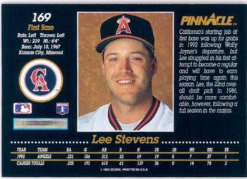 Lee Stevens  baseball card collectible - Main Image 2
