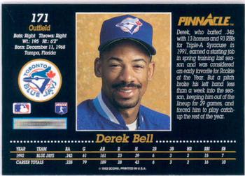 Derek Bell  baseball card collectible - Main Image 2
