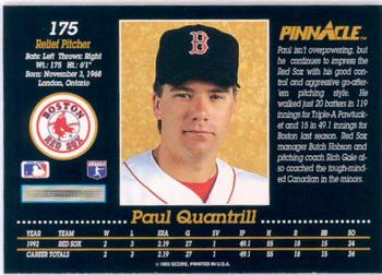 Paul Quantrill  baseball card collectible - Main Image 2