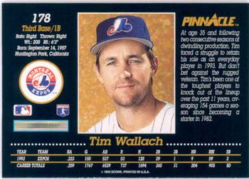 Tim Wallach  baseball card collectible - Main Image 2