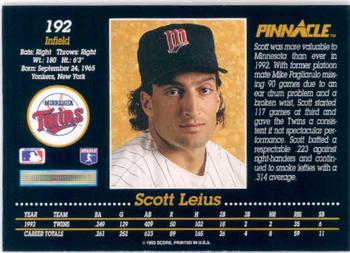 Scott Leius  baseball card collectible - Main Image 2