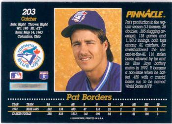 Pat Borders  baseball card collectible - Main Image 2