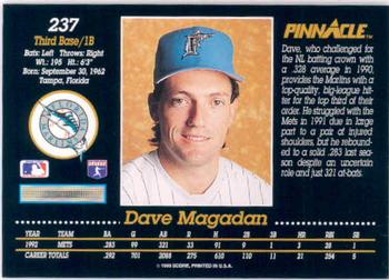 Dave Magadan  baseball card collectible - Main Image 2