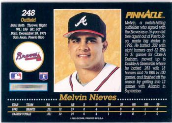 Melvin Nieves  baseball card collectible - Main Image 2