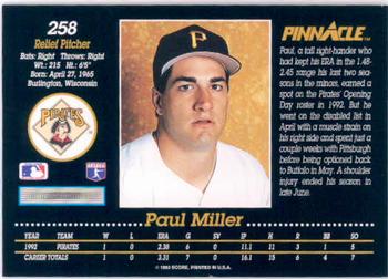 Paul Miller  baseball card collectible - Main Image 2