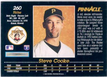 Steve Cooke  baseball card collectible - Main Image 2