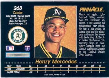Henry Mercedes  baseball card collectible - Main Image 2
