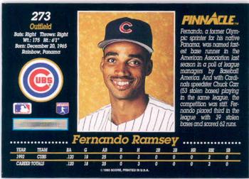 Fernando Ramsey  baseball card collectible - Main Image 2