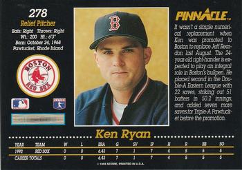 Ken Ryan  baseball card collectible - Main Image 2
