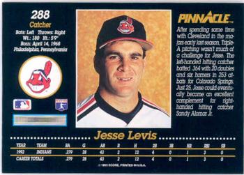 Jesse Levis  baseball card collectible - Main Image 2