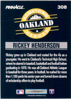 Rickey Henderson  baseball card collectible - Main Image 2