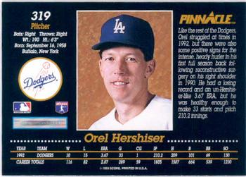 Orel Hershiser  baseball card collectible - Main Image 2