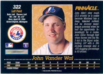 John Vander Wal  baseball card collectible - Main Image 2