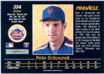 Pete Schourek  baseball card collectible - Main Image 2