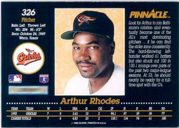 Arthur Rhodes  baseball card collectible - Main Image 2
