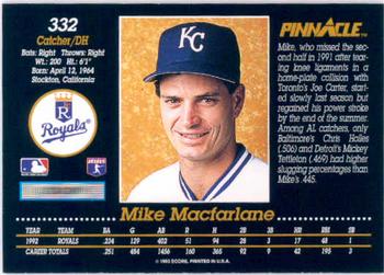 Mike Macfarlane  baseball card collectible - Main Image 2