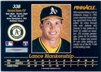 Lance Blankenship  baseball card collectible - Main Image 2