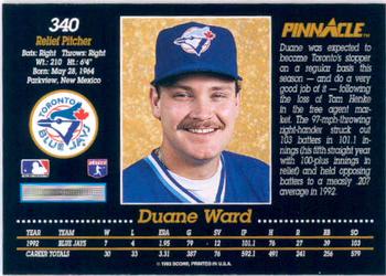 Duane Ward  baseball card collectible - Main Image 2
