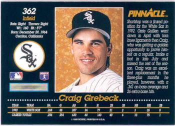 Craig Grebeck  baseball card collectible - Main Image 2