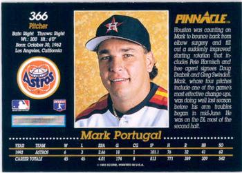 Mark Portugal  baseball card collectible - Main Image 2