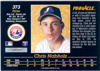 Chris Nabholz  baseball card collectible - Main Image 2