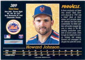 Howard Johnson  baseball card collectible - Main Image 2