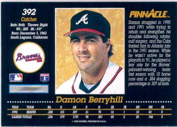Damon Berryhill  baseball card collectible - Main Image 2