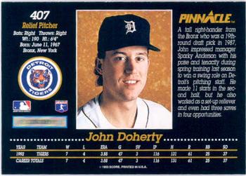 John Doherty  baseball card collectible - Main Image 2