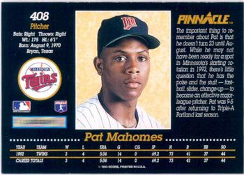 Pat Mahomes  baseball card collectible - Main Image 2