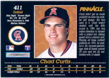 Chad Curtis  baseball card collectible - Main Image 2