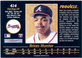 Brian Hunter  baseball card collectible - Main Image 2