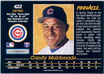 Candy Maldonado  baseball card collectible - Main Image 2