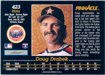 Doug Drabek  baseball card collectible - Main Image 2