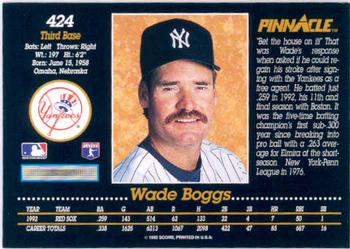 Wade Boggs  baseball card collectible - Main Image 2