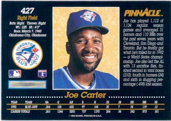 Joe Carter  baseball card collectible - Main Image 2