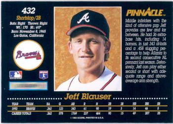 Jeff Blauser  baseball card collectible - Main Image 2