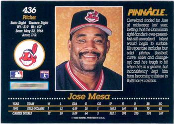 Jose Mesa  baseball card collectible - Main Image 2