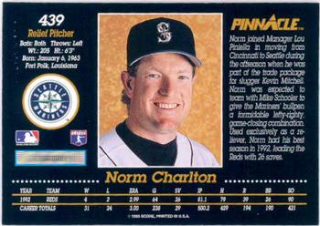 Norm Charlton  baseball card collectible - Main Image 2
